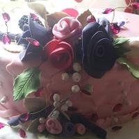 Pink Roses cake