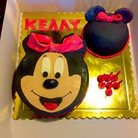 Minnie mouse cake 