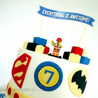 Everything is AWESOME- Lego Movie Cake!