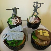 Camo/Military Cupcakes