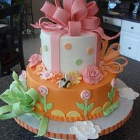 Colorful 18th Birthday Cake