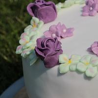 Lila spring cake