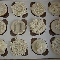 Christening Cake and Cupcakes