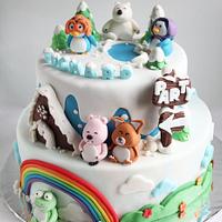 Pororo Birthday Cake