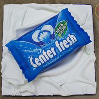 Center fresh cake 