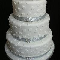 My first wedding cake 
