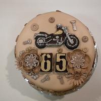 Nuts & Bolts Biker Cake
