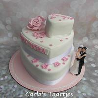 Wedding Cake on Valentine Day