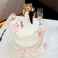 My first Wedding cake!!