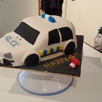 Cute police cake 
