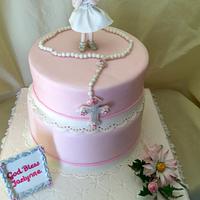 Girl's First Communion Cake