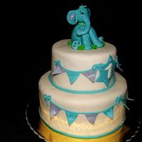 Baby Elephant Cake and Cookies