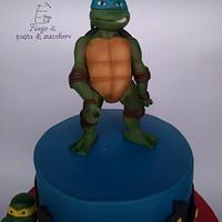  ninja turtles cake