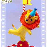 Come One, Come All To The Greatest Show On Earth... The Balancing Circus Lion!