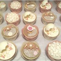 My Vintage Cupxakes made for a Clic Charity event