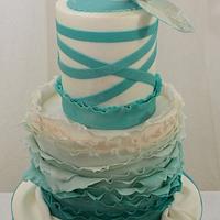 Ruffles in Teal and a Magnolia
