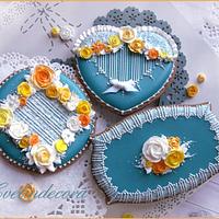 Blue chic cookies