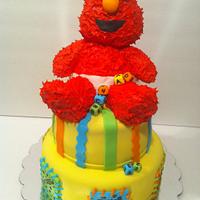 Elmo Babyshower Cake