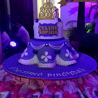 Celine Sophia "Sofia d first cake"