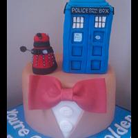 Doctor Who inspired birthday cake 