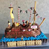 My first pirate ship cake