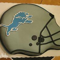 Detroit Lions Grooms Cake