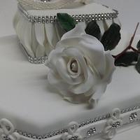 White Mask & Rose