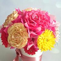 Cupcake flower bouquet 