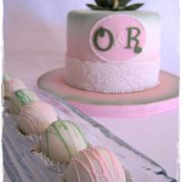 Mini Vintage Wedding Cake