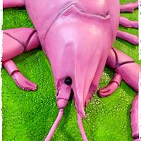 Pink 3d Lobster Cake