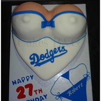 Dodgers Naughty Cake