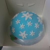 Snowflake cake 
