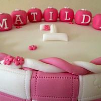 Matilda's 1st Birthday cake 