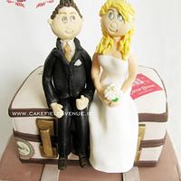 SUITCASES WEDDING CAKE
