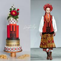 Ukrainian nationals clothing Couture Cakers International 
