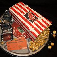 Popcorn Cinema cake