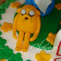 Adventure Time themed cake