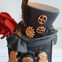 Gothic steampunk cake