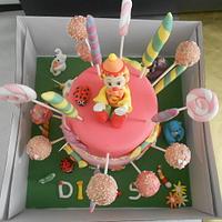 Candies/Spring birthday cake for school :)