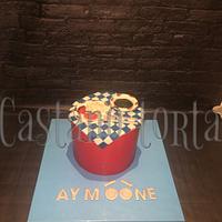 Egyptian food birthday cake 