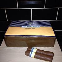 Cigar box cake