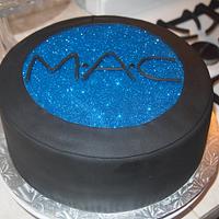 "MAC" makeup cake