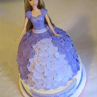 Tangled Petal Doll cake