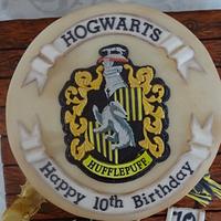 Harry Potter Hufflepuff Cake