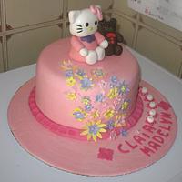 hello kitty with teddy
