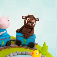 Thomas, George and the Gruffalo go for a ride