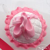 Ballet Slipper Cupcake