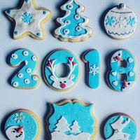 Christmas ice cookies