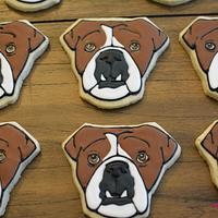 Bulldog cookies - cookie by KiddieConfections - CakesDecor