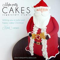 3D Santa cake - my first post on Cakes Decor!